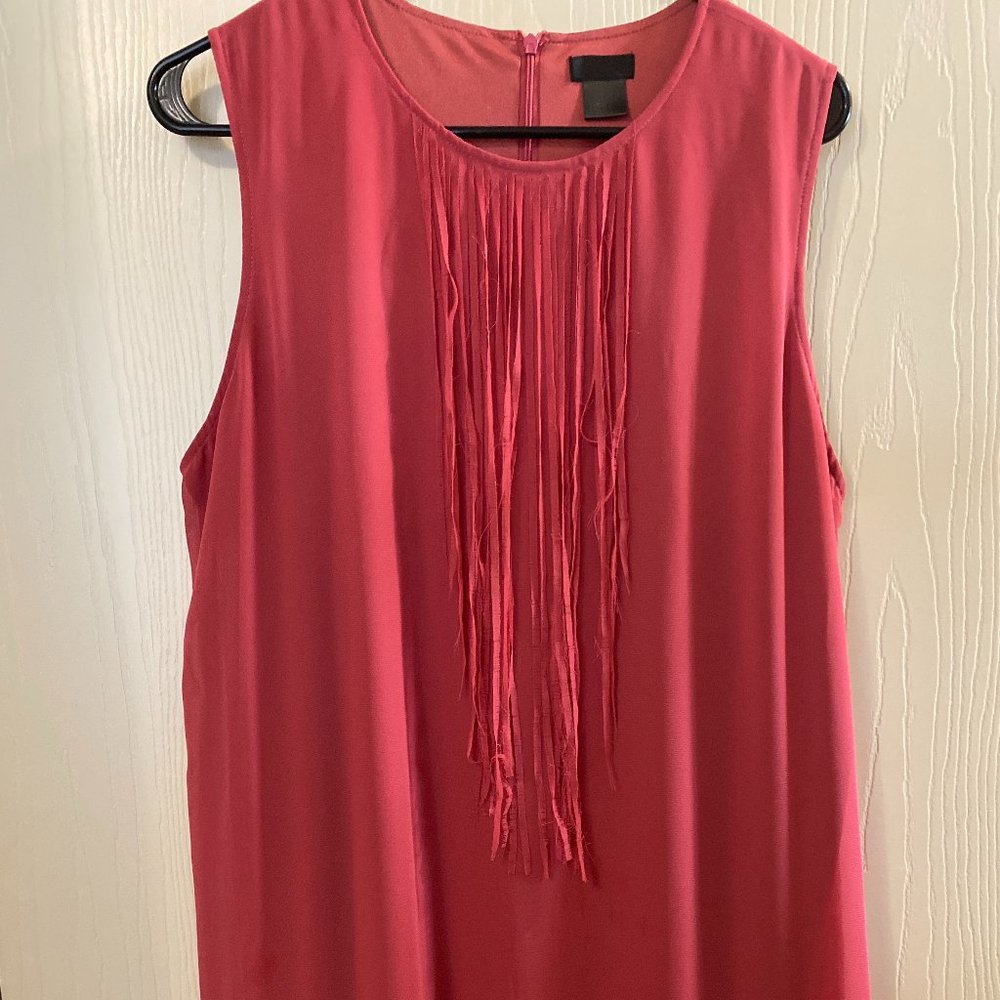 Salmon pink mini dress